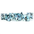 thumbnail image 1 of Metallic Dice Games LIC931 7-Set Sharp Edge Resin - Captured Frost Dice Game, 1 of 9