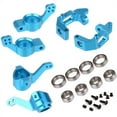 thumbnail image 3 of 4 set for 1/10 94123 94111 102010 102011 102012 02013 02014 Bearing Aluminum Alloy Steering Hub Mount Set,Blue, 3 of 5