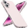 thumbnail image 1 of KOMI Designed for iPhone 16 Case,Shockproof Liquid Silicone Protective Phone Case with Soft Anti-Scratch Microfiber Lining Ultra Slim Drop Protection Phone Cover 6.1 inch Dusty Pink, 1 of 5