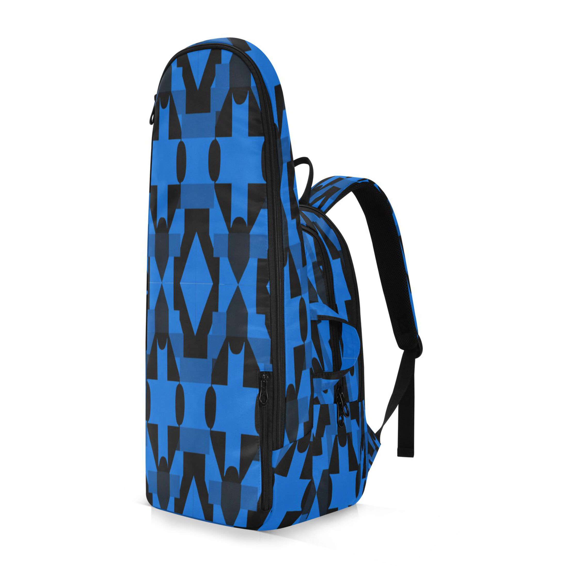 2 Racquet Holder Tennis Backpack Tennis Racket Covers Gym Bags Dark Blue Black Plaid