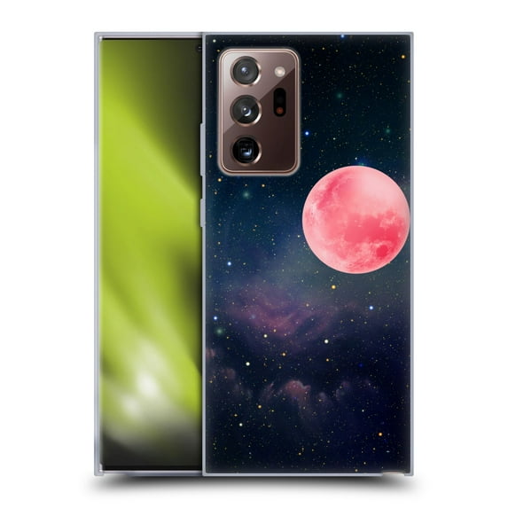 Head Case Designs Officially Licensed Cosmo18 Space Pink Moon Soft Gel Case Compatible with Samsung Galaxy Note20 Ultra / 5G