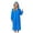 Dark Blue, variant on Heavy Duty Long Raincoat Hooded Poncho For Outdoor Travel Hiking Trekking Full Swing Jacket Women