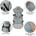 thumbnail image 5 of BT Bear Dog Raincoat with Built-in Harness, Hooded Waterproof Rain Jacket with Harness Coat,Adjustable Reflective Rain Poncho for Puppy Small Medium Large Dog Gray L, 5 of 7