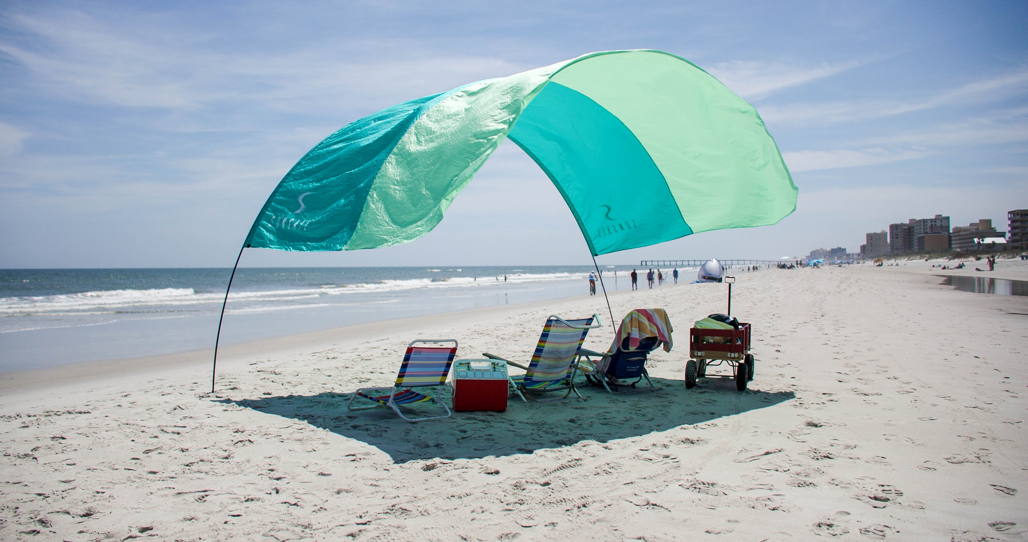Sunsail Shade Beach Shade Tent UV 50 Plus Protection Easy Setup