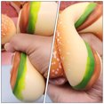 thumbnail image 2 of 3 Pcs Jouets Hamburger Extensibles Jouets de Décompression en Forme de Hamburger Amusants, 2 of 8