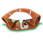 Cat Rabbit Tunnel Bed , 2 Way Collapsible Tube Interactive Toy Hand-Washable Perfect for Indoor Dogs, Cats, Rabbits, and Other Small Animals