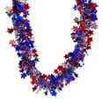 thumbnail image 3 of Zhourta 4th of July Tassel Garland 59Inch DIY Hanging Streamers Patriotic Red White Blue Party Decorations for Independence Day Home Backyard Celebration Supplies, 3 of 6