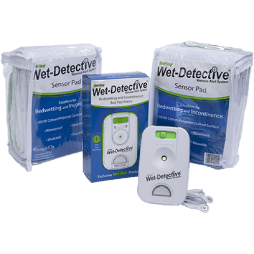 WetDetective Incontinence Alert System (Alarm + 2 Sensor Pads