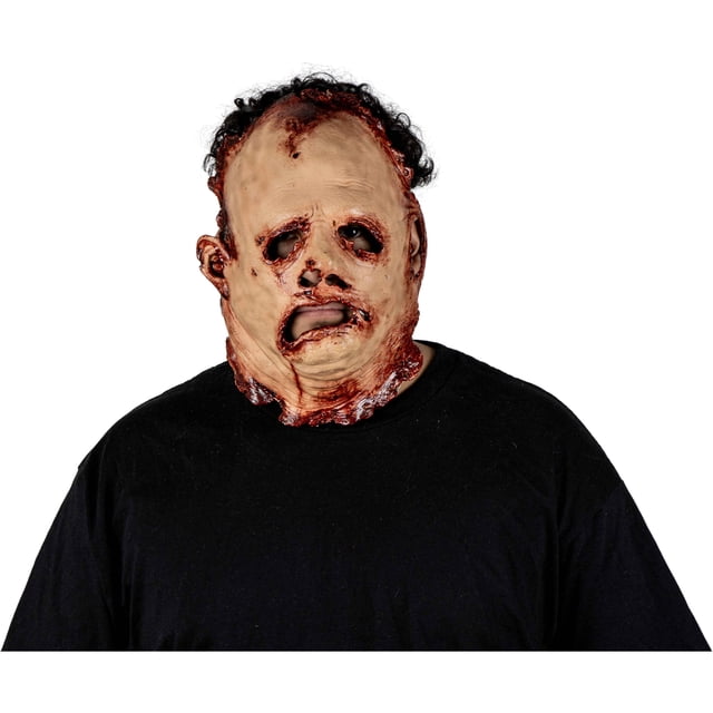 Máscara Leatherface | Látex Realista | Licencia Oficial | La Masacre de Texas | Cosplay y Disfraz Halloween.