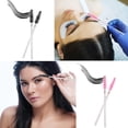 thumbnail image 4 of Cepillo desechable para pestañas, cepillo para pestañas con aguja para pestañas con mango de cristal, aplicador de pestañas, extensión de pestañas, maquillaje, cepillo para cejas JM, 4 of 4