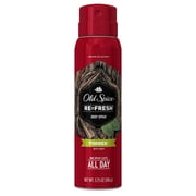 (2 pack) (2 Pack) Old Spice Fresher Timber Scent Body Spray for Men, 3.75 oz
