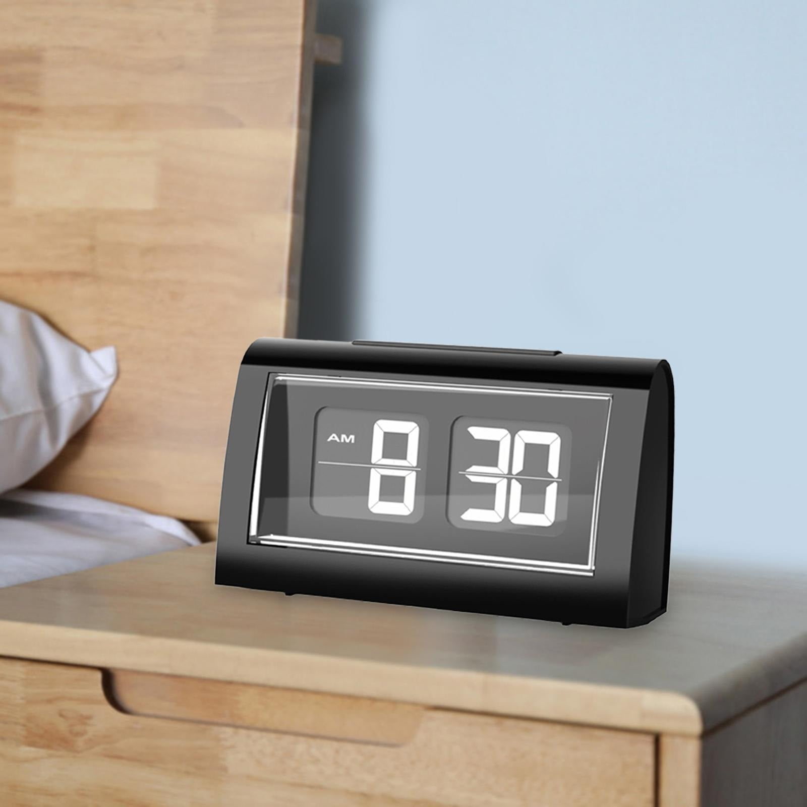 For Snooze Alarm Bedroom Clock Home Desk Auto Electric Clock Clock Flip Table Digital Clock Decor Large Desk Clock Display