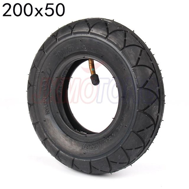 Scooter eléctrico de 8 pulgadas con neumático y 200x50 Tubo interior para patinete Razor E100 E150 E200 Espark Crazy Cart Scooters interno y externo