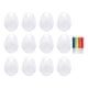 thumbnail image 1 of Huevos de espuma, huevos de Pascua, decoración blanca, manualidades, hacer huevos de imitación con bolígrafos de colores para primavera, pintura DIY, 120MM, 1 of 8
