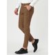 thumbnail image 2 of Vestidocuadros pahombre Pantalones de negocioscuadros ajustados con bolsillos Marrón Oscuro XL, 2 of 6
