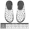 thumbnail image 5 of IAUYY Memory Foam House Slippers Suitable for Both Men and Women. Comfortable, Anti-Slip Plush Flat-Bottomed Slippers The Best Holiday Gift Covered in Tiny Cartoon Characters, 5 of 9
