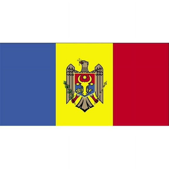 5 ft. X 8 ft. Nyl-Glo Moldova Flag