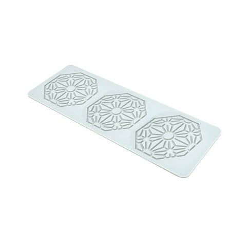 

HUAQUE Baking Mold Leaf Pattern Food Grade Flexible Cake Decoration No Odor Fondant Molds Vintage Curlicues Silicone Molds for Kitchen