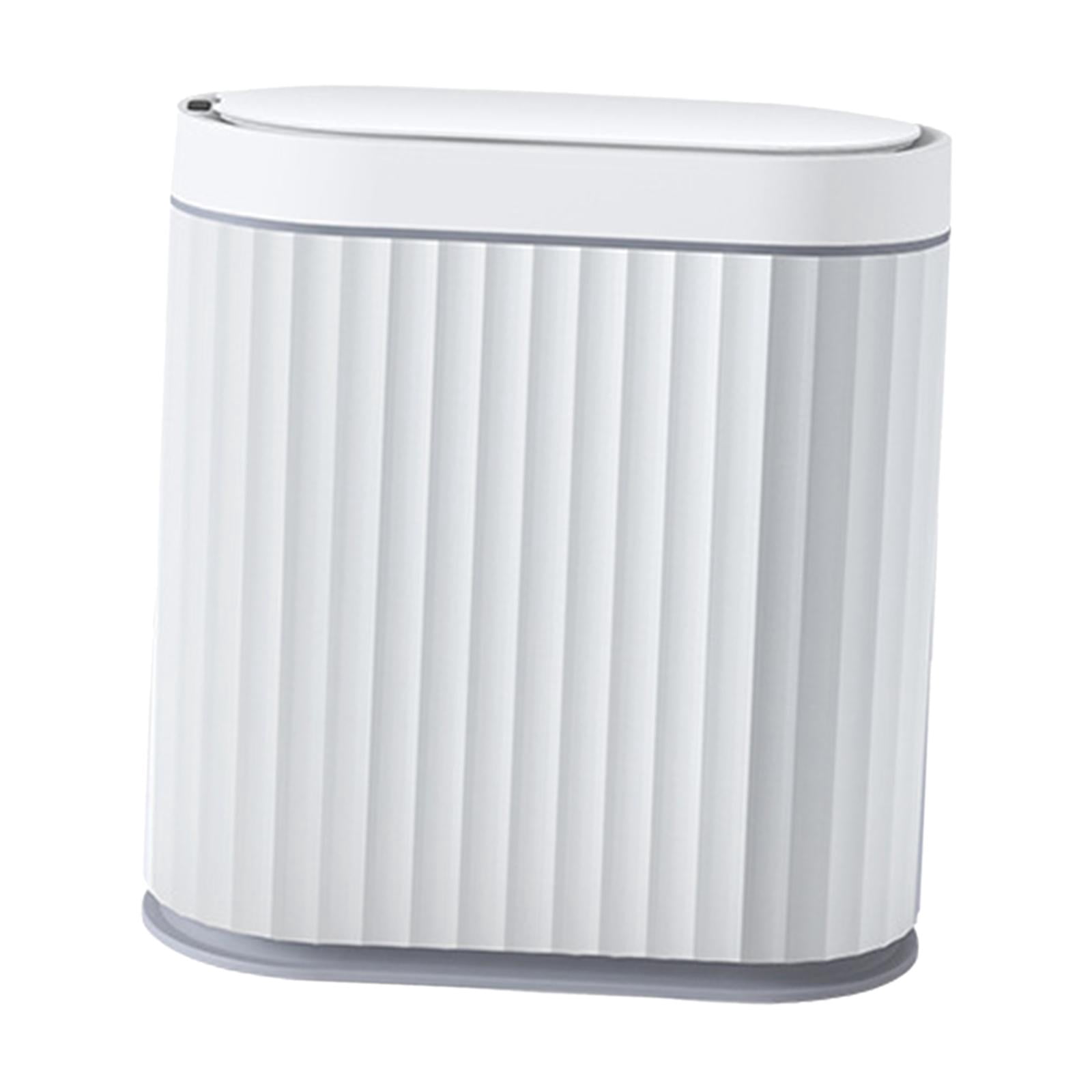 Intelligent Induction Trash Bin, Automatic Garbage Can, Electric Garbage Bin, Large Capacity Touchless Smart Trash Can for Kitchen 7L Gray