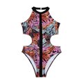 thumbnail image 1 of Leopardo de bikini sexy de una pieza para mujer con almohadilla en el pecho sin aros Fridja  nalpqowj24458, 1 of 9