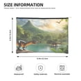 thumbnail image 3 of Cauagu Lake Forest Dinosaur for Tyvek Makeup Bag,Reusable Travel Cosmetic Bag Women Organizer Toiletry Bag Birthday,Gifts for Women Girlfriend Mom Teacher 6.5’’*8.9’’, 3 of 7