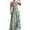 Green, variant on Women's Long Dress Elegant Spring Summer Twisted Print Spaghetti-Strap Dress