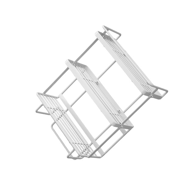 QualitChoice Over Toilet Shelf Rack Bathroom Space Saver Organizer Storage White 3 Tier