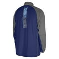 thumbnail image 3 of Men's New Era Royal Los Angeles Dodgers Father's Day Raglan Quarter-Zip Top, 3 of 5