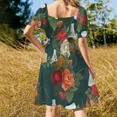 thumbnail image 4 of Chemistry Floral Sleeveless Dress Women's dresses luxury women's party dress evening prom, 4 of 7