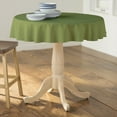 thumbnail image 2 of LA Linen Polyester Poplin Tablecloth 58-Inches Round, Sage Dark, 2 of 2