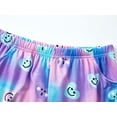 thumbnail image 5 of Beezizac Tie Dye Pajamas for Big/Tween Girls - Colorful Smiling Face and Heart Pattern PJ Set Kid Size 8, 5 of 8