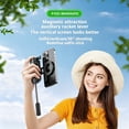 thumbnail image 3 of 4-in-1 Multifunctional 18.7in Magnetic Selfie Stick,Universal 360° Rotation Phone Tripod with Wireless Remote for Vlogging,Video Recording, 3 of 5