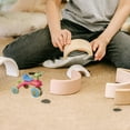 thumbnail image 2 of SULIFEEL Colorful Lighting Baby Balance Bike Toys for 1 Year Old Boy Girls with 4 Wheels 12-24 Months No Pedal Toddler Balance Bike, First Birthday Gift,Unicorn, 2 of 7