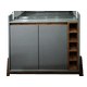 thumbnail image 3 of Vitrina Moderna Con Estantes De Vidrio Y Almacenaje Amplio, 3 of 5