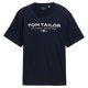 thumbnail image 1 of TOM TAILOR Camiseta para hombre - camiseta estampada, cuello redondo, corte recto, algodón Azul L (Large), 1 of 6