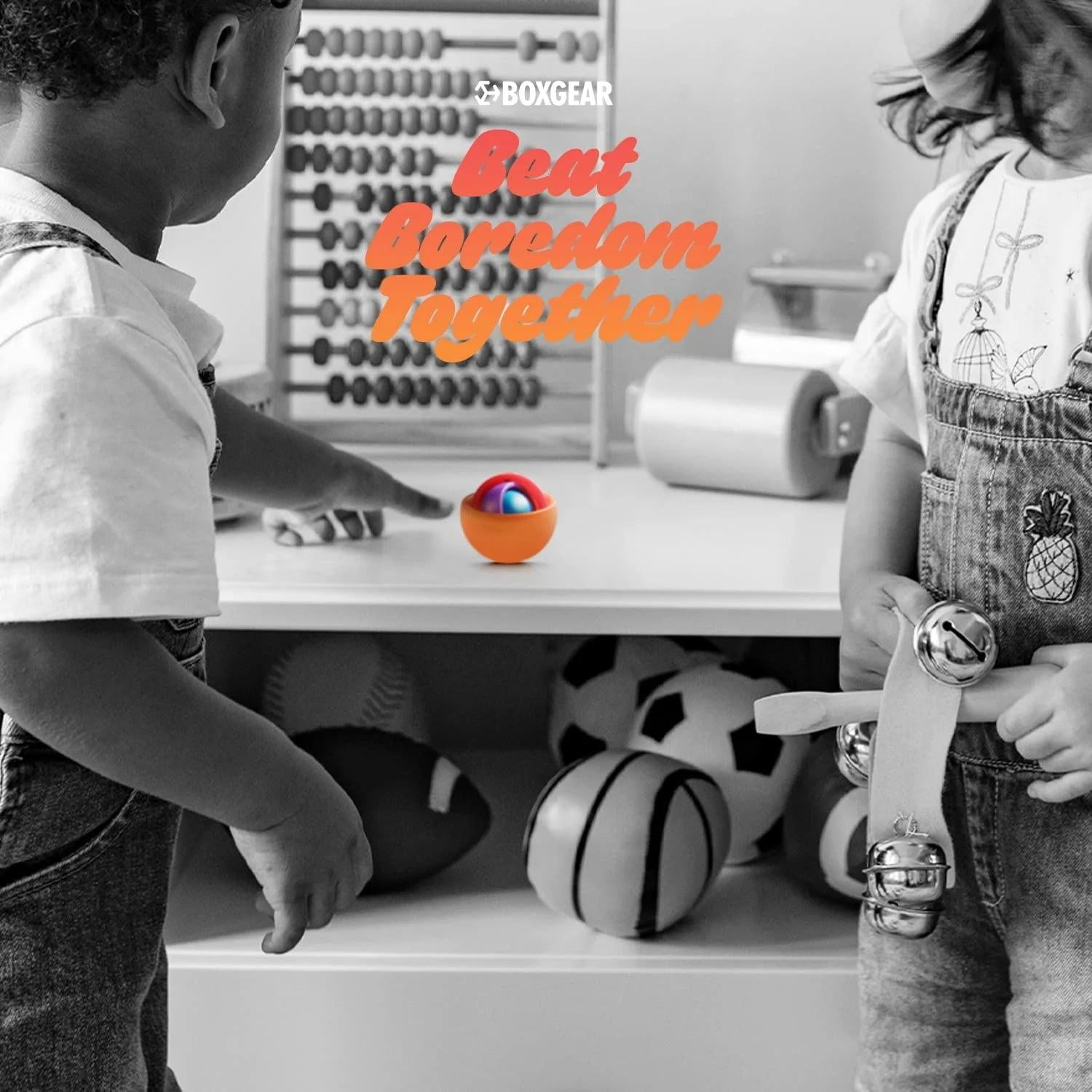 New Infinite Gyroscope Flip Stress Relieve & Exercise Finger Flexibility Spinner Toys for Autism Children's - Orange