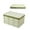 Green #3, variant on 30L Large Capacity Foldable Storage Box | Thickened Collapsible Organizer with Handles | Portable Car Trunk Organizer for Travel, Picnic & Home Use
