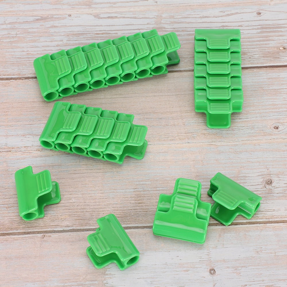 Clip de Film, 24 Pcs Clip de Serre en Plastique Accessoires de Serre Performance Inégalée