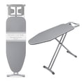 thumbnail image 1 of TESSO HOME Tabla de Planchar, Burro de Planchar Plegable 4 Capas de Portección con Altura Ajustable Base para Sostener el Burro Estructura de Fierro 90 x 30 cm., 1 of 5