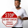 thumbnail image 2 of Private Driveway Sign, Do Not Enter Sign,, 2 of 8