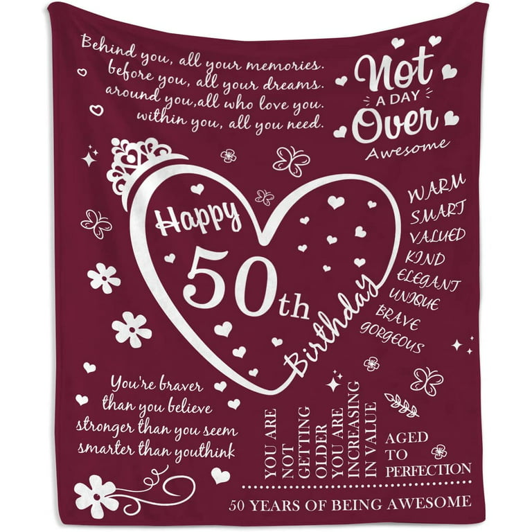 50 Gift Ideas for Your Wife's 50th Birthday  Unique 50th birthday gifts,  50th birthday gifts, Best 50th birthday gifts