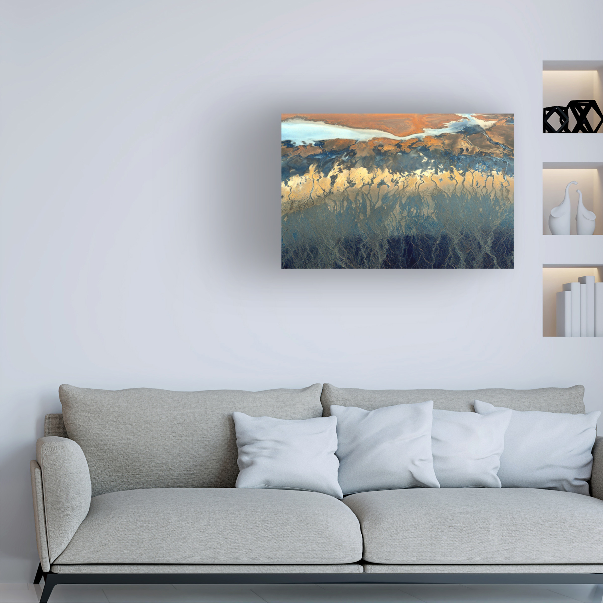 Tanja Ghirardini 'California Aerial' Canvas Art