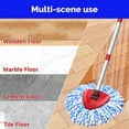 thumbnail image 2 of [4 Pack]Spin Mop Replace Head, Spin Mop Head Refill, Universal Microfiber Replacement Mop Heads, Machine Washable, Deep Cleaning and Easy-to-Replace(White), 2 of 6