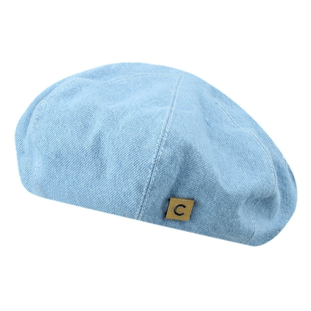 Gorra de vendedor de periódicos para mujer, gorros de invierno, gorra de vendedor de periódicos de algodón lavado para exteriores, gorra de vendedor de periódicos, gorra francesa, clásica,