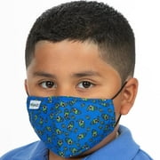 Kids Reusable/washable 4 layer cloth mask with 10 Carbon Filters - Blue