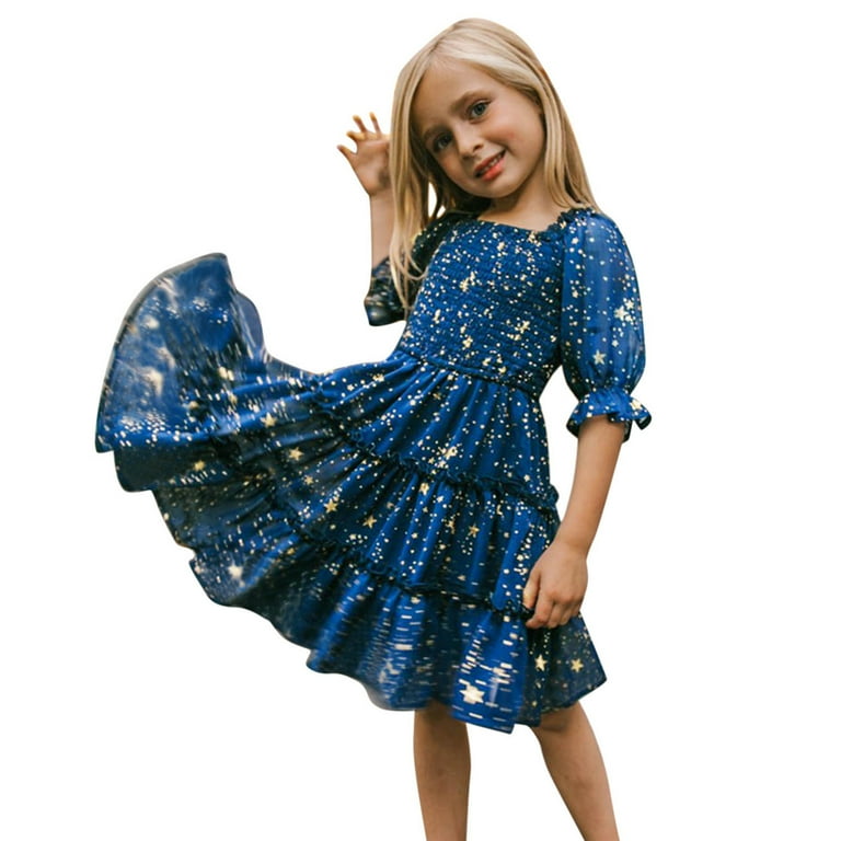 Baby Girl 1St Birthday Dress 6 Year Old Girl Dresses And Outfits Princess Girls  Clothes Backless Short Casual Outfits Ruffle Summer Dress Little Sleeve Dresses  Baby Kids Girls Size 10 12 Sweater