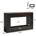 thumbnail image 2 of Tribesigns Modern Console Table, 55-Inch Wood Entryway Table with Storage, Narrow Long Sofa Table Behind Couch Table for Living Room, Foyer, Hallway, Black, 2 of 9