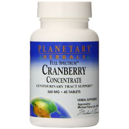 Spectrum Community Formula - Planetary Formulas Planetary Herbals Full Spectrum Cranberry Concentrate, 45 ea