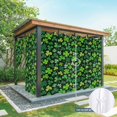 thumbnail image 6 of Outdoor Curtains for Patio Waterproof, Saint Patrick's Day Outdoor Privacy Panels Grommet, Spring Farmhouse Botanical Clovers Blackout Outside Curtains for Porch/Cabana 54"x108", 2 Panels, 6 of 8