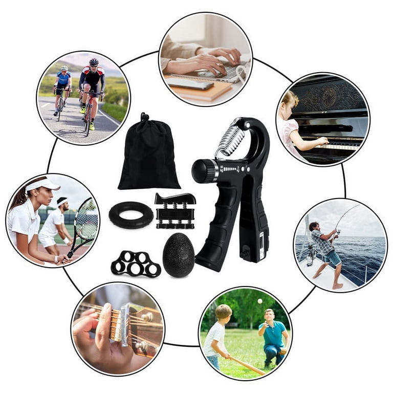 Hengguang 6-Pack Grip Strength Trainer Kit with Counter photo 4